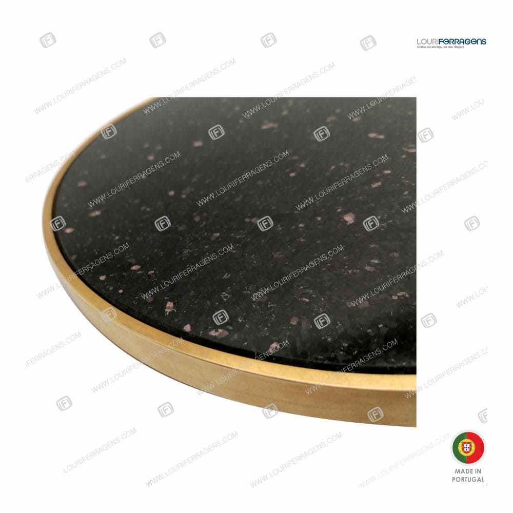 Puxador-asa-porta-moderna-circular-redonda-latao-dourado-escovado-300mm-com-decoracao-pedra-black-galaxy-louriferragens-6