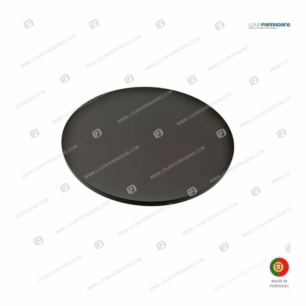 Puxador-asa-porta-moderna-circular-redonda-acabamento-preto-texturado-200mm-8mm-sfera-louriferragens-2
