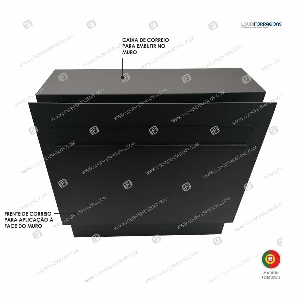 Caixa-correio-embutir-muro-com-frente-correio-moderna-acabamento-preto-texturado-350x350x120-louriferragens-2