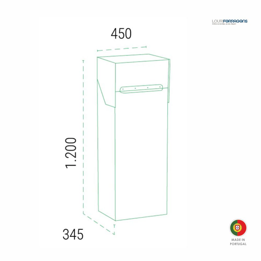 Desenho-tecnico-Caixa-correio-encomendas-com-2-frente-para-exterior-ccenc3154-1200x450x345-preto-texturado Desenho-tecnico-Caixa-correio-encomendas-com-2-frente-para-exterior-ccenc3154-1200x450x345-preto-texturado