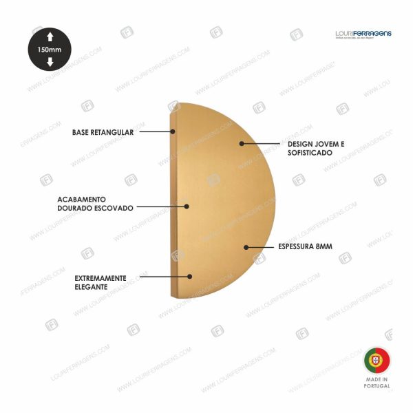 Puxador-asa-porta-moderna-semicircular-meia-lua-base-retangular-acabamento-dourado-escovado-150x75mm-lune-8mm-louriferragens-1