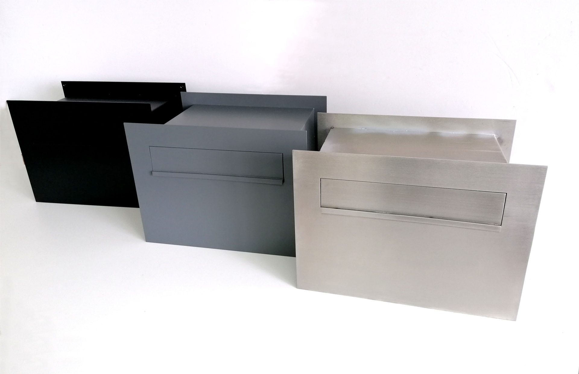 Caixas de correio de embutir extensíveis vários acabamentos